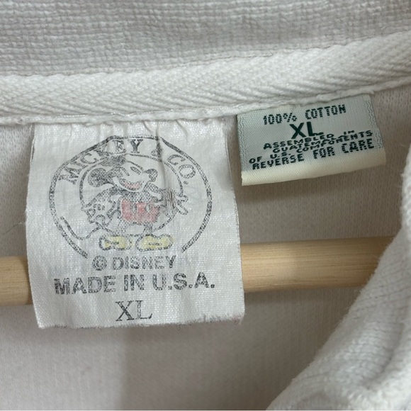 Mickey & Co made in USA 90s Y2K  Mickey Mouse embroidered Crewneck Sweater xL - Picture 5 of 7